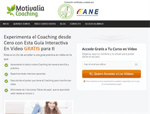 Tablet Screenshot of motivaliacoaching.com